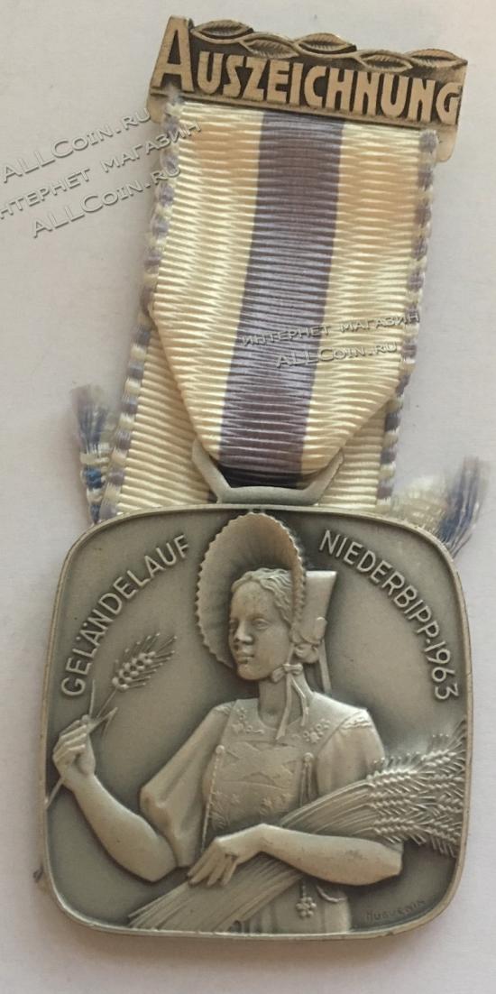 #175 Швейцария спорт Медаль Знаки 