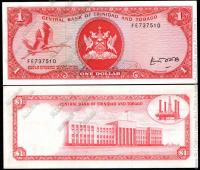 Тринидад и Тобаго 1 доллар 1964г. Р.30в -  UNC