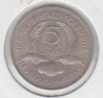 6-59 Гвинея 5 франков 1960г. UNC