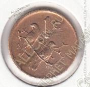 19-69 Южная Африка 1 цент 1976г. КМ # 91 бронза 3,0гр. 19мм - 19-69 Южная Африка 1 цент 1976г. КМ # 91 бронза 3,0гр. 19мм