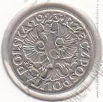 10-100 Польша 10 грошей 1923г. Y # 11 никель 2,0гр. 17,7мм