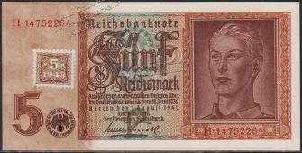 ГДР (Германия) 5 марок 1942(48г.) P.3 UNC  - ГДР (Германия) 5 марок 1942(48г.) P.3 UNC 