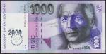 Словакия 1000 крон 2000г. Р.39 UNC