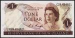 Новая Зеландия 1 доллар 1975-77г. P.163с - UNC