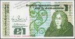 Ирландия Республика 1 фунт 26.04.1988г. P.70d - UNC