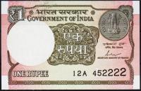 Индия 1 рупия 2017г. P.NEW - UNC "L"