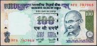 Индия 100 рупий 2007г. P.98с - UNC "L"