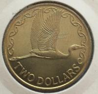 #H10-67 Новая Зеландия 2 доллара 2005г. UNC.
