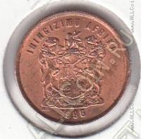 18-76 Южная Африка 1 цент 1996г. КМ # 158 сталь покрытая медью 1,5гр. 15мм