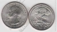 США 25 центов 2013Р (арт307) 18-й Парк Great Basin