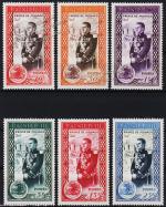 Монако 6 марок п/с 1950г. YVERT №338-343* MLH OG (1-48)