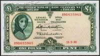 Ирландия Республика 1 фунт 1966г. P.64а(5) - UNC
