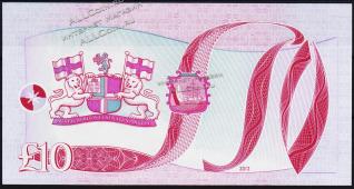 Банкнота Святая Елена 10 фунтов 2012 года. Р.NEW - UNC - Банкнота Святая Елена 10 фунтов 2012 года. Р.NEW - UNC