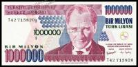Турция 1000000 лир 2002г. P.213 UNC