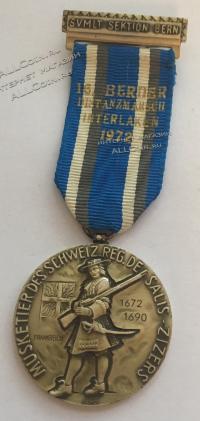 #178 Швейцария спорт Медаль Знаки