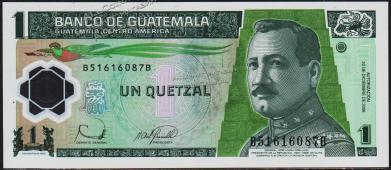Гватемала 1 кетцаль 2006г. P.109 UNC - Гватемала 1 кетцаль 2006г. P.109 UNC