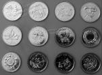 Монеты Канада набор 12 х 25 центов 2000 года. МИЛЕНИУМ. UNC (арт76)