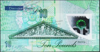 Банкнота Ирландия Северная 10 фунтов 2017 года. P.NEW - UNC (DB) - Банкнота Ирландия Северная 10 фунтов 2017 года. P.NEW - UNC (DB)