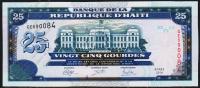 Банкнота Гаити 25 гурд 2014 года. P.266е - UNC