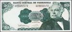 Банкнота Венесуэла 20 боливаров 1992 года. Р.63d - UNC