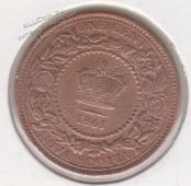 4-69 Новая Скотия 1 цент 1861г. Бронза - 4-69 Новая Скотия 1 цент 1861г. Бронза