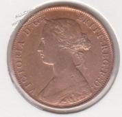 4-69 Новая Скотия 1 цент 1861г. Бронза - 4-69 Новая Скотия 1 цент 1861г. Бронза