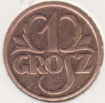 25-6 Польша 1 грош 1936г. 