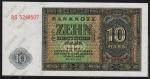 Банкнота ГДР (Германия) 10 марок 1948 года. P.12в - UNC 