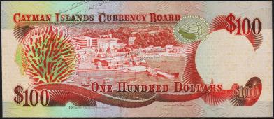 Каймановы острова 100 долларов 1996г. P.20 UNC - Каймановы острова 100 долларов 1996г. P.20 UNC