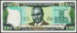 Либерия 100 долларов 2003г. P.30а - UNC