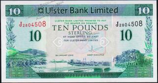 Северная Ирландия 10 фунтов 2012г. P.341в(1) - UNC - Северная Ирландия 10 фунтов 2012г. P.341в(1) - UNC