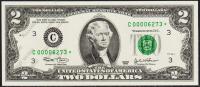 США 2 доллара 2003г. Р.516а - UNC- "С" С-Звезда
