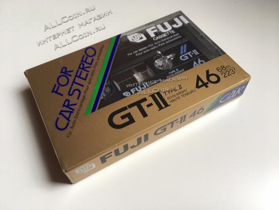 Аудио Кассета FUJI GT-II 46 TYPE II 1984 год. / Япония / Новая. Запечатанная. Из Блока.