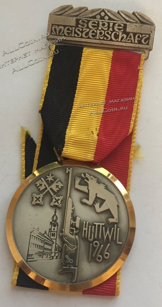 #179 Швейцария спорт Медаль Знаки 