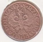 25-12 Польша 1 грош 1938г. 