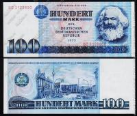 ГДР (Германия) 100 марок 1975г. P.31а - UNC 