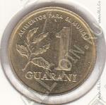 20-115 Парагвая 1 гуарани 1993г. КМ # 192 сталь покрытая латунью 1,5гр. 15,03мм