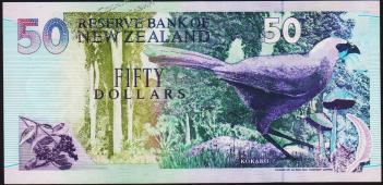 Новая Зеландия 50 долларов 1992г. P.180а - UNC - Новая Зеландия 50 долларов 1992г. P.180а - UNC