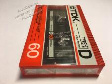 Аудио Кассета TDK D 60 1986 год.  / Япония / - Аудио Кассета TDK D 60 1986 год.  / Япония /