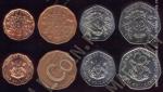 Уганда набор 4 монеты 1987г. (арт233)*