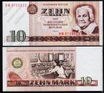 ГДР (Германия) 10 марок 1971(85г.) P.28в - UNC 