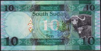 Южный Судан 10 фунтов 2015г. P.NEW - UNC - Южный Судан 10 фунтов 2015г. P.NEW - UNC