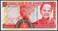 Гамбия 5 даласи 1996г. P.16 UNC