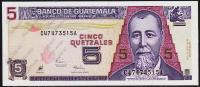 Гватемала 5 кетцаль 1998г. P.100 UNC
