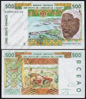 Сенегал (Зап. Африка) 500 фр. 2002г. P.710Km - UNC