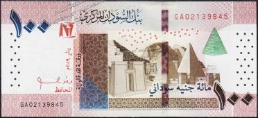 Банкнота Судан 100 фунтов 2019 года. P.NEW - UNC - Банкнота Судан 100 фунтов 2019 года. P.NEW - UNC