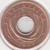 19-115 Восточная Африка 1 цент 1962г. Бронза  - 19-115 Восточная Африка 1 цент 1962г. Бронза 