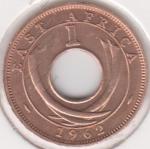 19-115 Восточная Африка 1 цент 1962г. Бронза 