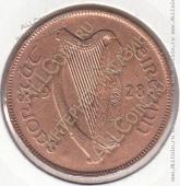 8-81 Ирландия 1 пенни 1928г. КМ # 3 бронза 9,45гр. 30,9мм - 8-81 Ирландия 1 пенни 1928г. КМ # 3 бронза 9,45гр. 30,9мм