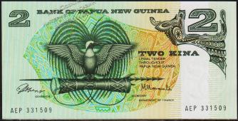 Папуа Новая Гвинея 2 кина 1981г. P.5a - UNC - Папуа Новая Гвинея 2 кина 1981г. P.5a - UNC